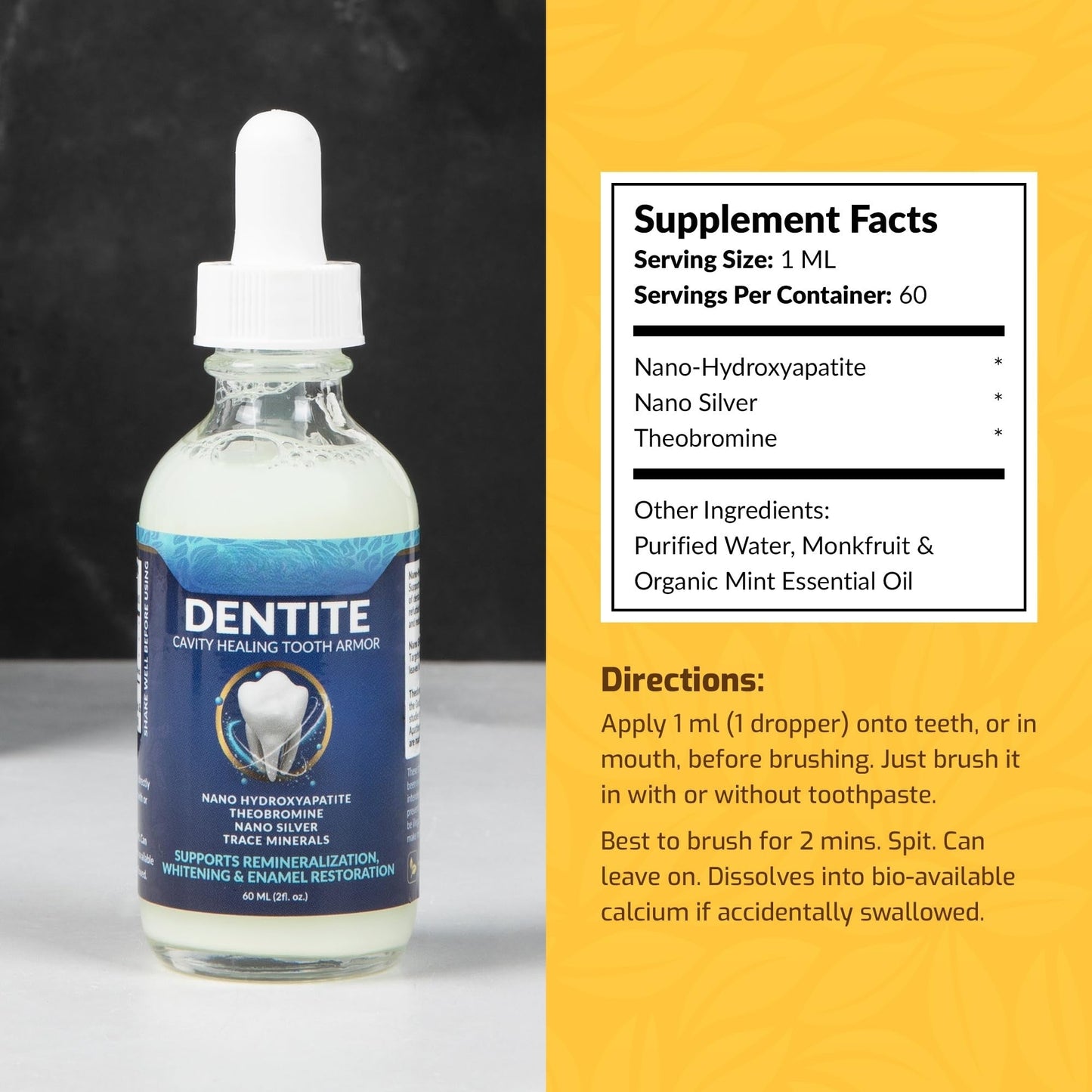 Dentite Tooth Armor – Natural Enamel Restoration & Sensitivity Relief