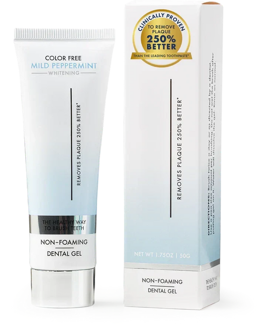 Gel Toothpaste – Mild Peppermint, Non-Foaming Formula