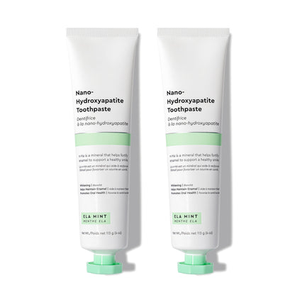 Nano Hydroxyapatite Toothpaste – Ela Mint Flavor, Fluoride-Free Care