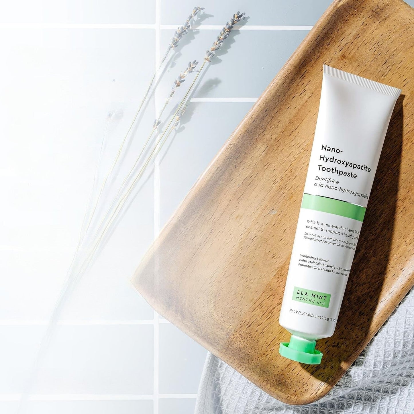 Nano Hydroxyapatite Toothpaste – Ela Mint Flavor, Fluoride-Free Care
